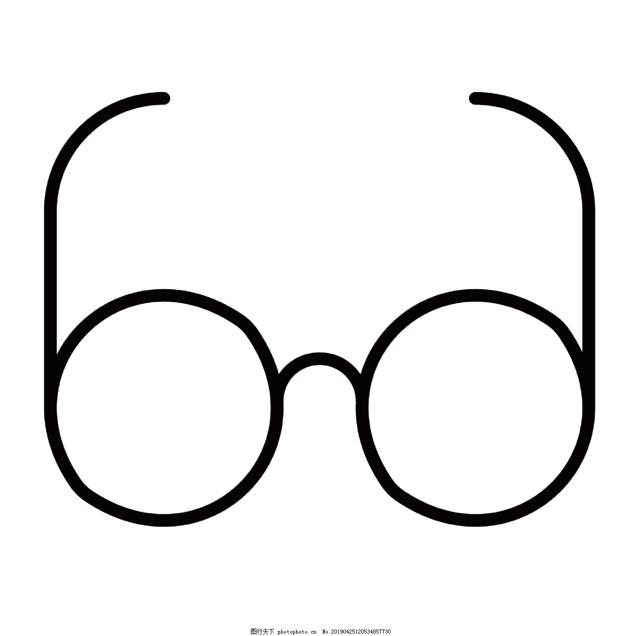 學(xué)習(xí)用的卡通眼鏡